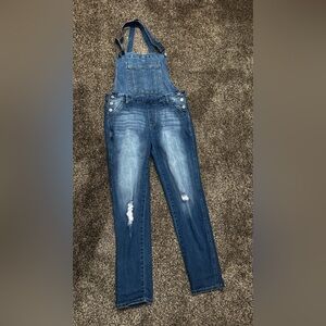 Kancan distressed overalls like new
